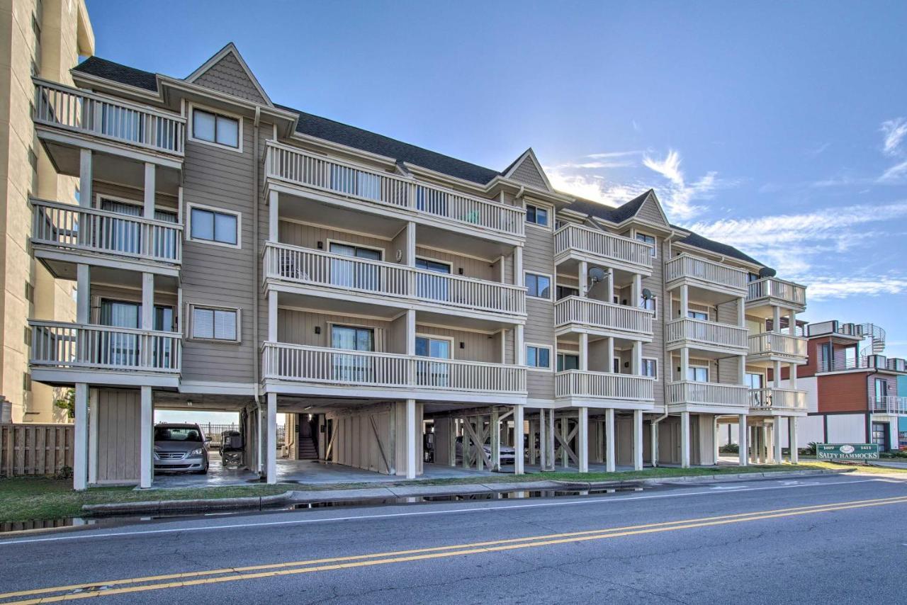 Ocean-View Condo With Deck, Steps To Carolina Beach! Bagian luar foto